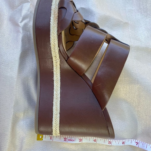 Geox Yulimar Leather Wedge Platform Sandals - Picture 13 of 16